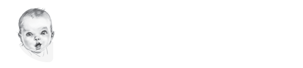 Gerber Childrenswear white logo